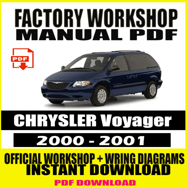 Chrysler Voyager Workshop Manual (2000-2001) - Official Service and Repair Guide with Wiring Diagrams