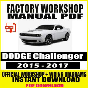 DODGE Challenger 2015-2017 FACTORY REPAIR SERVICE MANUAL