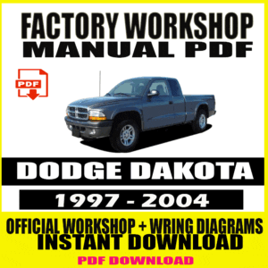 DODGE DAKOTA 1997-2004 FACTORY REPAIR SERVICE MANUAL
