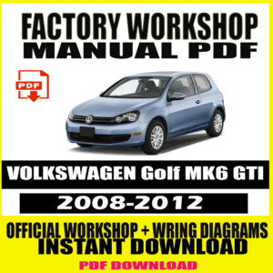 VOLKSWAGEN Golf MK6 GTI 2008-2012 WIRING DIAGRAMS PDF