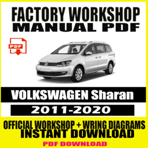 VOLKSWAGEN Sharan 2011-2020 FACTORY REPAIR SERVICE MANUAL PDF