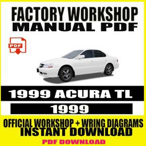 1999 ACURA TL FACTORY REPAIR SERVICE MANUAL PDF