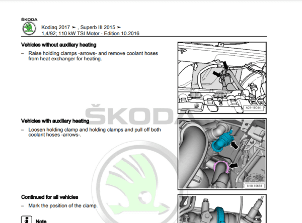 Workshop Manual for Skoda Kodiaq (2017-2020) - Image 4