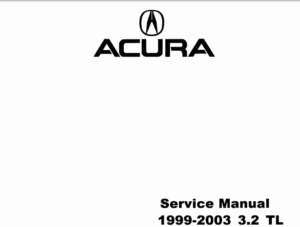 ACURA TL Workshop Manual (1999-2003)