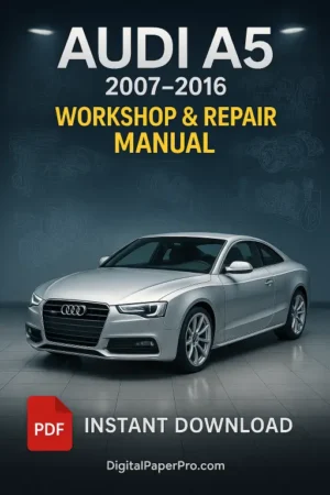 Audi A5 Workshop Manual (2007-2016)