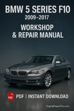 BMW Series 5 F10 Workshop Manual (2009-2017)
