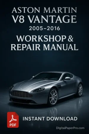 Aston Martin V8 Vantage Workshop Manual (2005-2016)