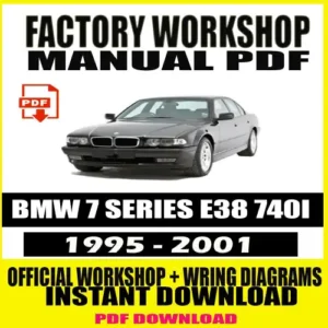 BMW 7 Series E38 740i Workshop Manual (1995-2001)