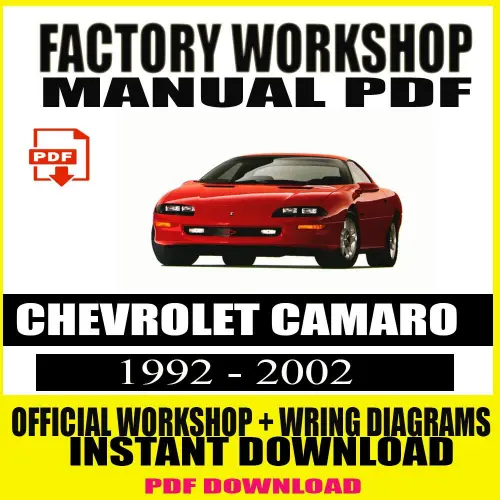 Chevrolet-Camaro-Factory-Service-Manual-1992-to-2002