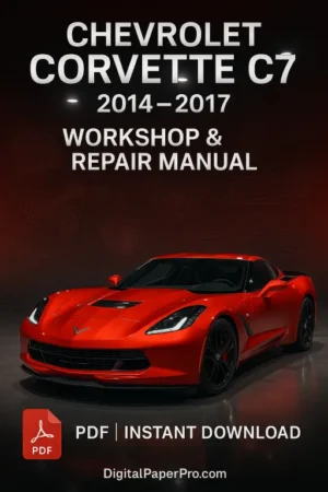 Chevrolet Corvette C7 Workshop Manual (2014-2017)
