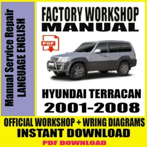 Hyundai Terracan Workshop Manual (2001-2008)