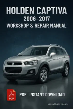 Holden Captiva Workshop Manual (2006-2017)