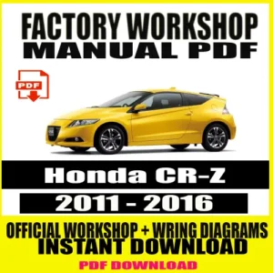 Workshop Manual Honda CR-Z (2011-2016)