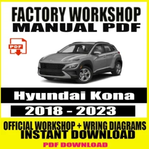 Hyundai Kona Workshop Manual (2018-2023)