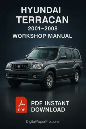 Hyundai Terracan Workshop Manual (2001-2008)