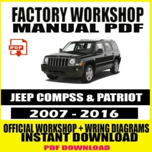 Jeep Compass and Patriot Workshop Manual (2007-2016)