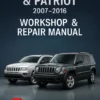 Jeep Compass and Patriot Workshop Manual Cover - Factory Service and Repair Guide (2007-2016)