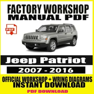 Jeep Patriot Workshop Manual (2007-2016)