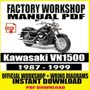 Kawasaki VN1500 Factory Workshop Manual (1987-1999)