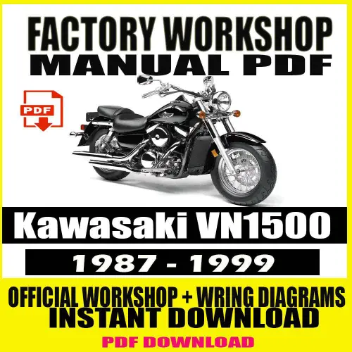 Kawasaki VN1500 Factory Workshop Manual (1987-1999)