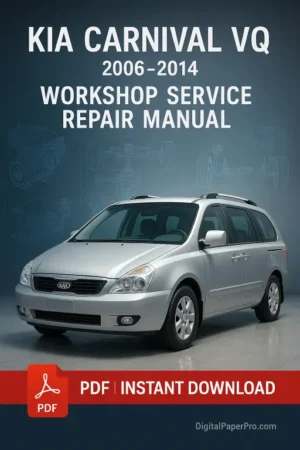 Kia Carnival VQ Workshop Manual (2006–2014)