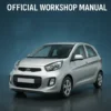 Official Workshop Manual for Kia Picanto (2011–2017) with detailed repair instructions, maintenance procedures, and wiring diagrams.