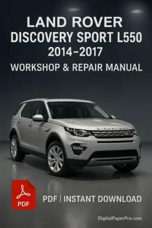 Land Rover Discovery Sport L550 Workshop Manual (2014–2017)
