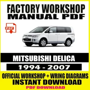 Mitsubishi Delica Workshop Manual (1994-2007)