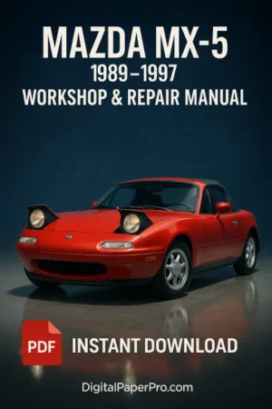 Mazda MX-5 Workshop Manual (1989–1997) | Official Factory Service PDF