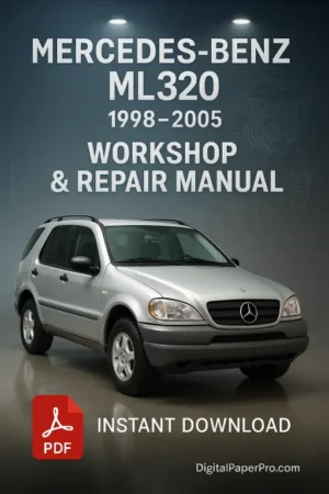 Mercedes-Benz ML320 Workshop Manual (1998-2005)