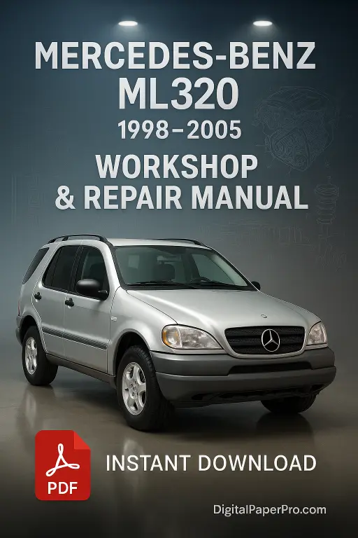 Mercedes-Benz ML320 Workshop Manual (1998–2005) | Official Service Guide