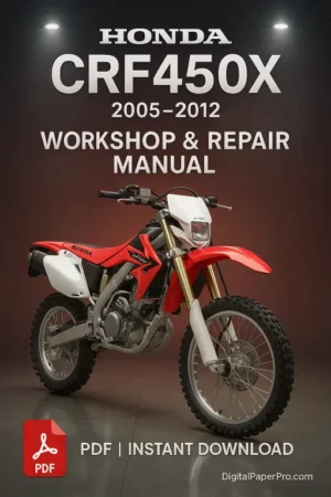 Honda CRF450X Workshop Manual (2005–2012)
