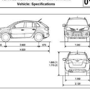 Renault Koleos Workshop Manual (2007-2017)