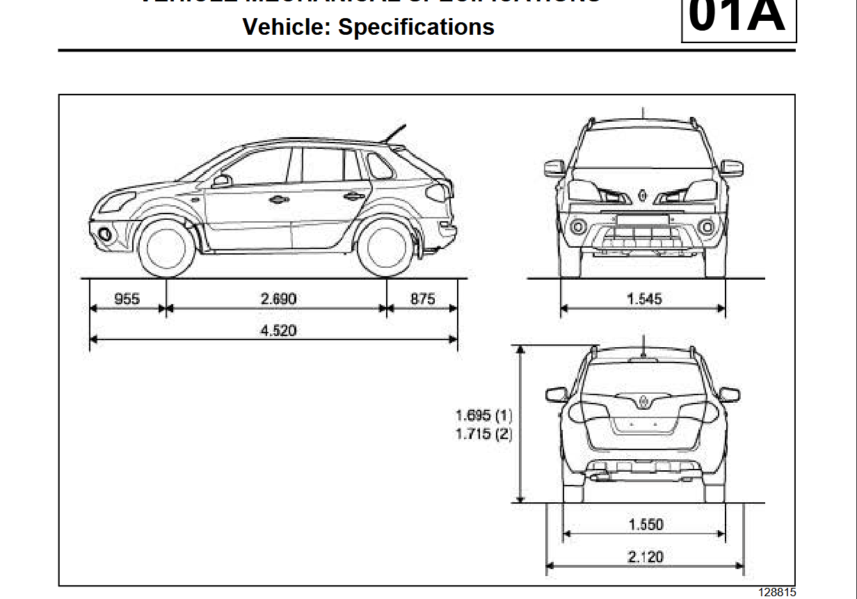 Renault Koleos Workshop Manual (2007-2017)