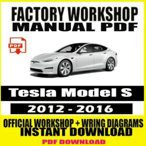 Tesla Model S Workshop Repair Service Manual PDF (2012-2016)