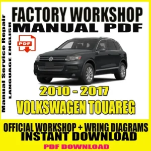 Volkswagen Touareg Workshop Manual (2010–2017)