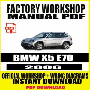 Workshop Manual BMW X5 E70 (2006) (ENG)