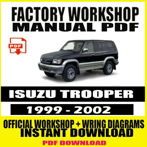 Workshop Manual Isuzu Trooper (1999-2002)