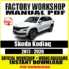Skoda Kodiaq Workshop Manual, Skoda Kodiaq 2017-2020 Repair Manual, Skoda Kodiaq Service Manual PDF, Skoda Kodiaq Wiring Diagrams, Skoda TSI Repair Manual, Skoda TDI Maintenance Guide, Official Skoda Repair Manual, Kodiaq Transmission Repair, Kodiaq Electrical Diagrams, Skoda Body Repairs, Kodiaq Brake System Repair, 7-Speed Gearbox Service.