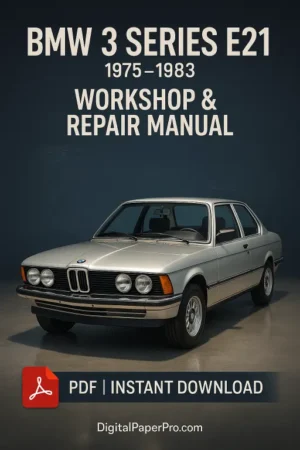 BMW 3 Series E21 Workshop Manual (1975–1983)