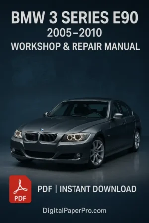 BMW 3 Series E90 Workshop Manual (2005-2010)