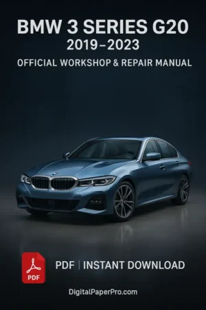 BMW 3 Series G20 Official Workshop Manual (2019-2023)