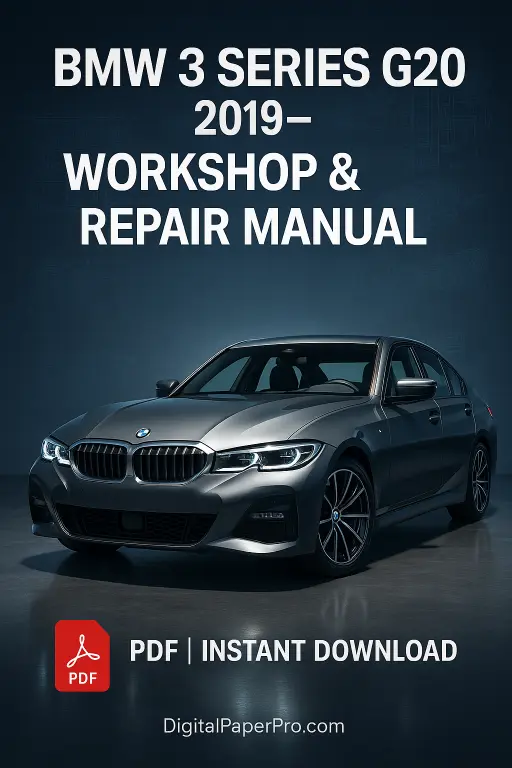 BMW 3 Series G20 Workshop Manual 2019 | Official Repair PDF