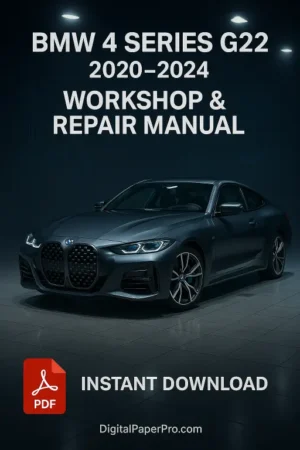 BMW 4 Series G22 Workshop Manual (2020–2024)