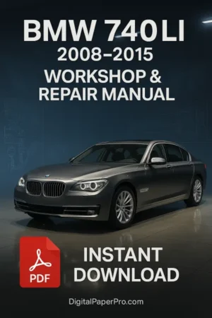 BMW 740Li Workshop Manual (2008-2015)