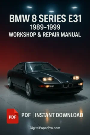 BMW 8 Series E31 Workshop Manual (1989-1999)
