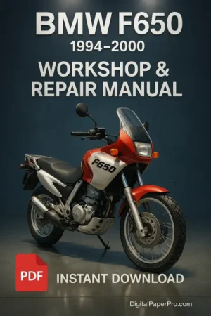 BMW F650 Workshop Manual (1994-200)