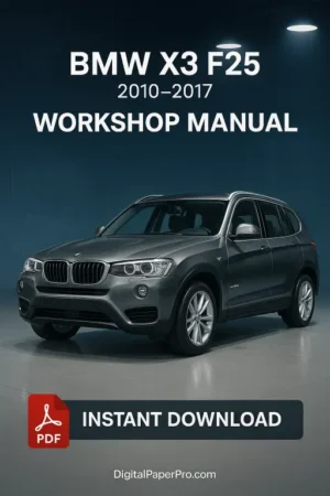BMW X3 F25 Workshop Manual (2010-2017)