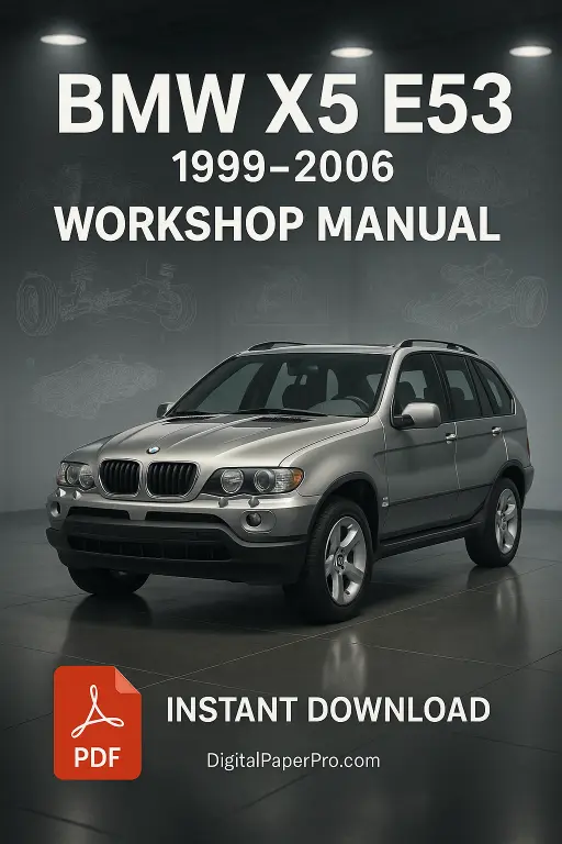 BMW X5 E53 Workshop Manual (1999–2006) – Factory Repair PDF