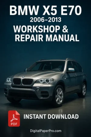 BMW X5 E70 Workshop Manual (2006-2013)